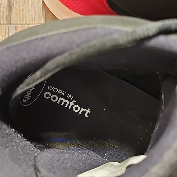 Nike Air Jordan Black and Red Hitop Sneakers Sz 13 - Picture 3 of 6